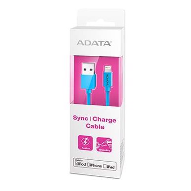 ADATA MFI Lightning USB kabel til iPhone - Blå - 1 meter