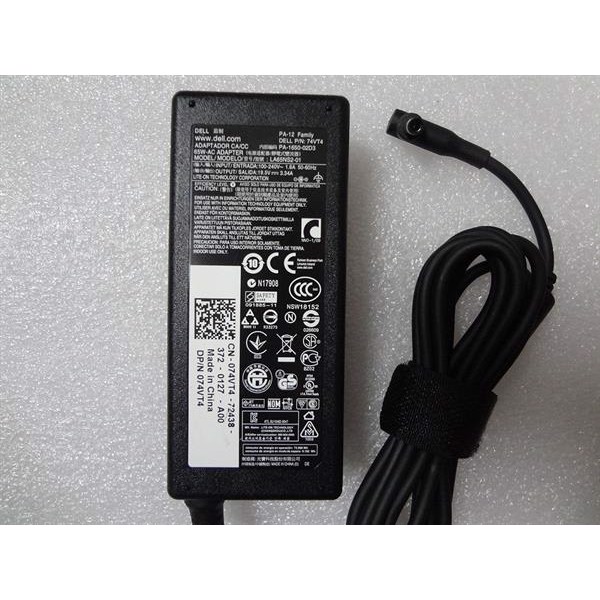 Original Dell oplader 19.5V 3.34A 65W (4.5x3.0)