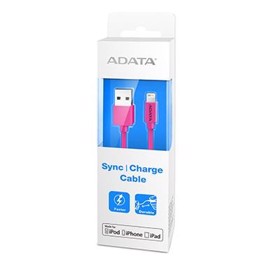 ADATA MFI Lightning USB kabel til iPhone - Pink - 1 meter