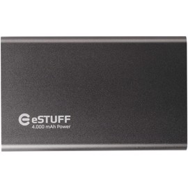 eSTUFF Powerbank til iPhone iPad Smartphone 4000mAh - Space Grey