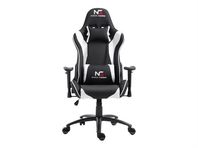 Gamer Stol Nordic Gaming Racer - Black White